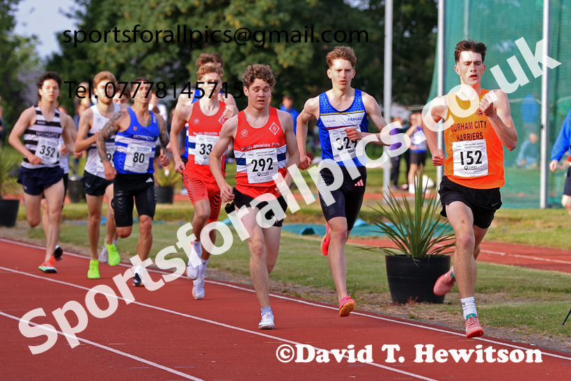 Jimmy Hedley 800 metres, 2026 NEGP 2, Monkton Stadium, Wednesday, May 27th. Photo: David T. Hewitson/Sports for All Pics